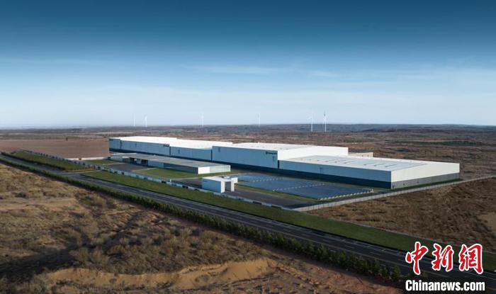 圖為鄂爾多斯零碳產業(yè)園(資料圖)?！堅﹫D