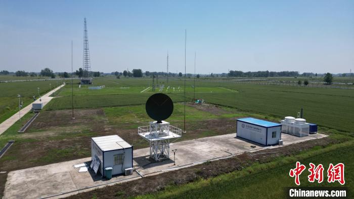 航拍壽縣國(guó)家氣候觀測(cè)臺(tái)?！∽Ａ?攝