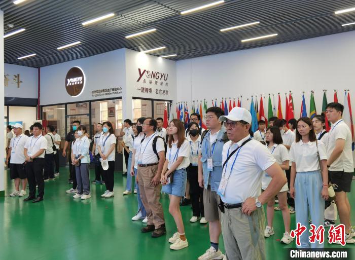 臺(tái)灣青年參訪浙江?！□U夢(mèng)妮 攝