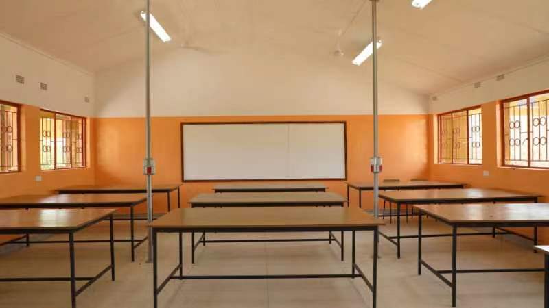 寬敞明亮的教室。主辦方供圖