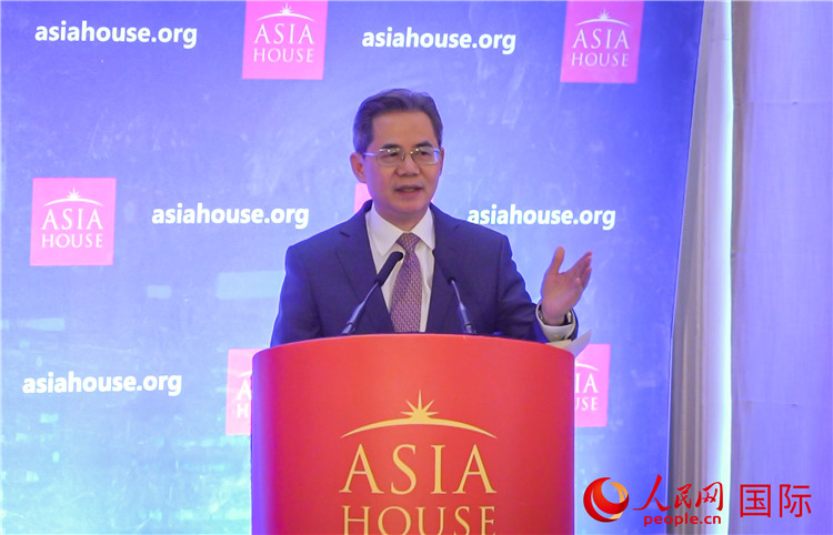 鄭澤光大使強(qiáng)調(diào)，中國(guó)經(jīng)濟(jì)長(zhǎng)期向好的總趨勢(shì)不會(huì)改變。人民網(wǎng) 郭錦標(biāo)攝