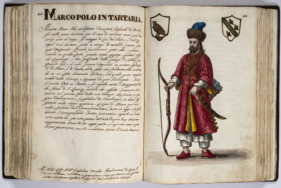 “馬可·波羅的世界”展覽的部分展品。威尼斯市立博物館基金會供圖