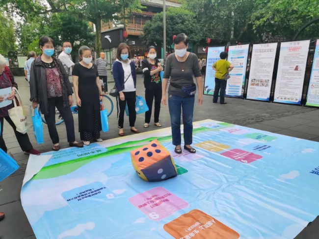 應(yīng)急科普活動現(xiàn)場。四川省應(yīng)急管理廳供圖