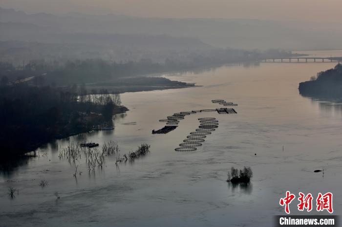 圖為冷水魚養(yǎng)殖?！±钣穹?攝