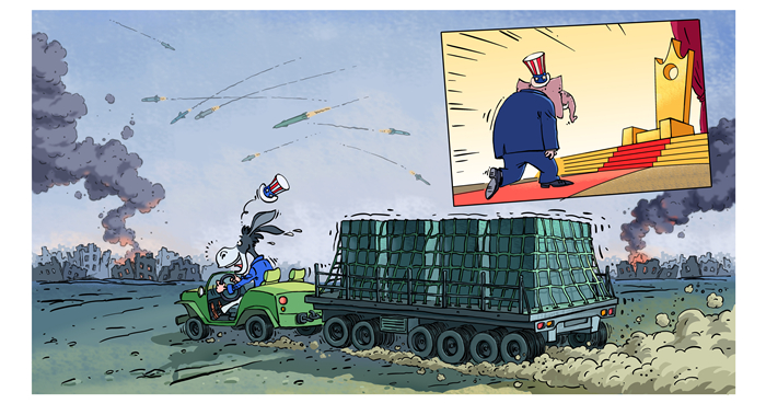 漫畫作者：馬宏亮（人民網(wǎng)版權圖片，未經(jīng)授權請勿轉(zhuǎn)載。）