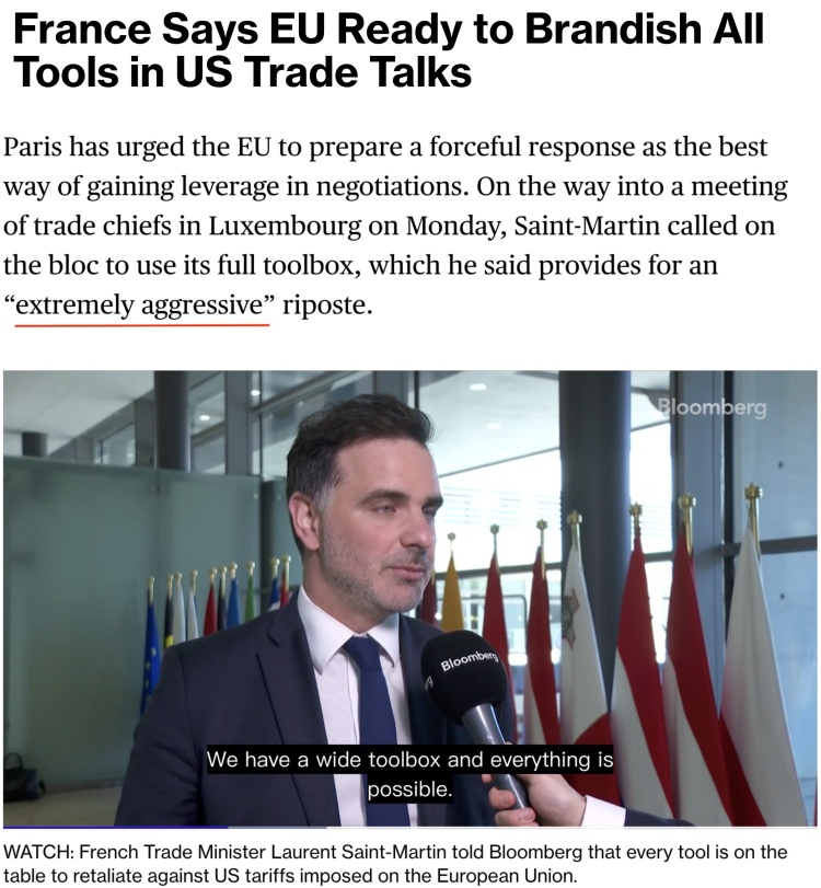 深觀察丨“只要團(tuán)結(jié)，歐盟反制美國的王牌很多”