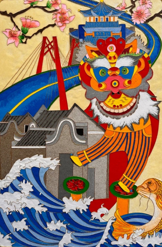 中小學(xué)生創(chuàng)新創(chuàng)意設(shè)計(jì)成果首次登上文博會(huì)。參展觀眾供圖