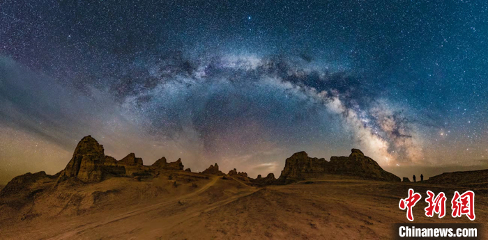 資料圖為青海省海西州冷湖俄博梁星空。 <a target='_blank' href='/'><p  align=