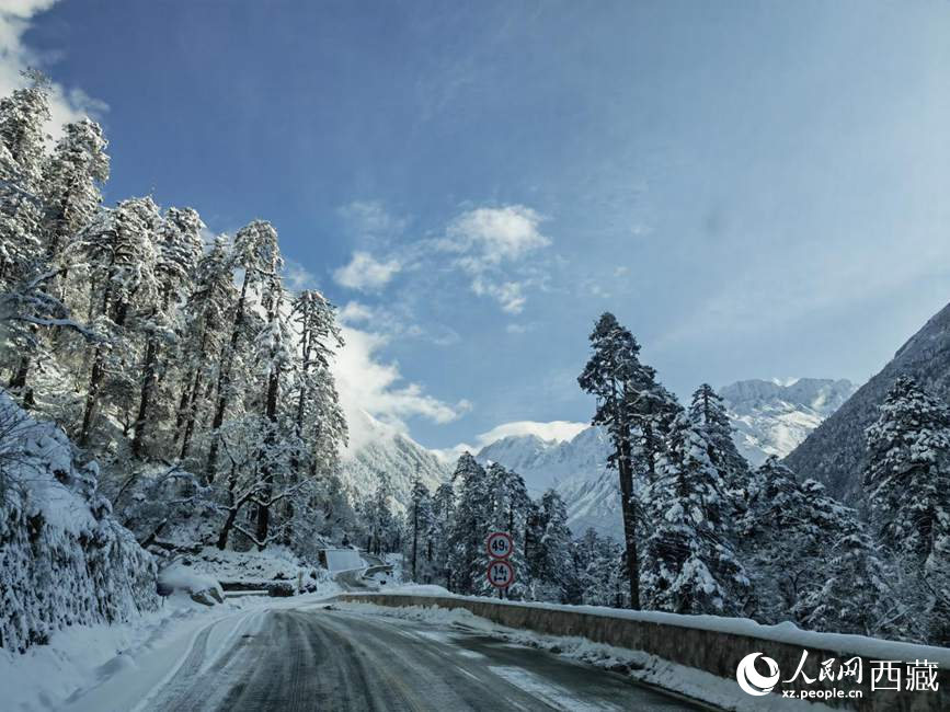 扎墨公路。人民網(wǎng) 李海霞攝