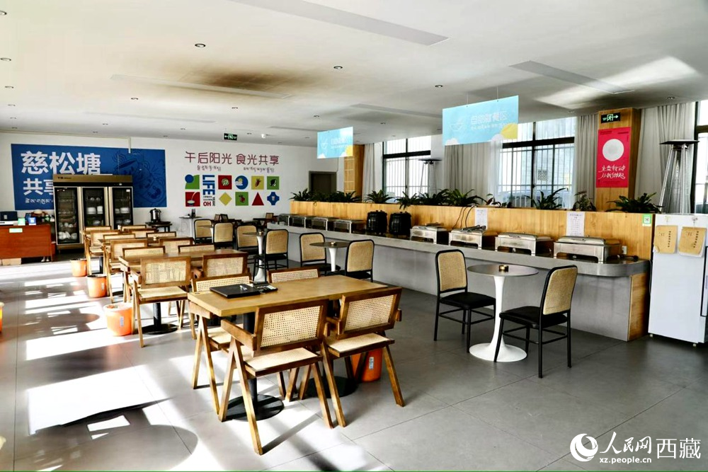 慈松堂社區(qū)共享食堂。人民網(wǎng)記者 次仁羅布攝