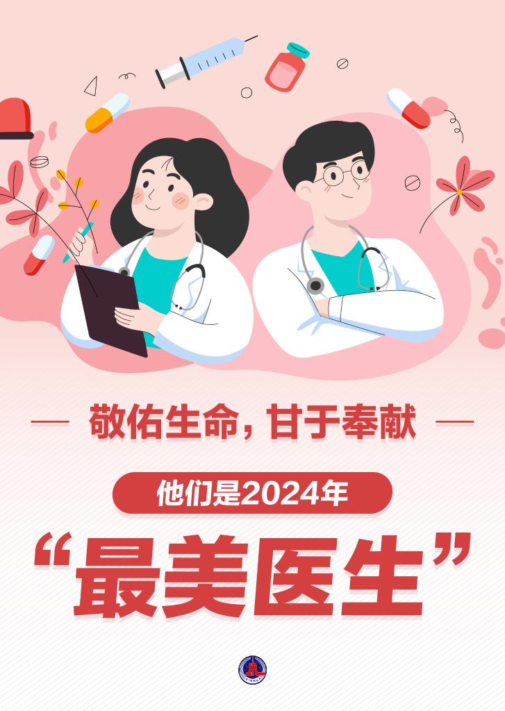 新華鮮報|致敬“白衣戰(zhàn)士”！2024年“最美醫(yī)生”發(fā)布